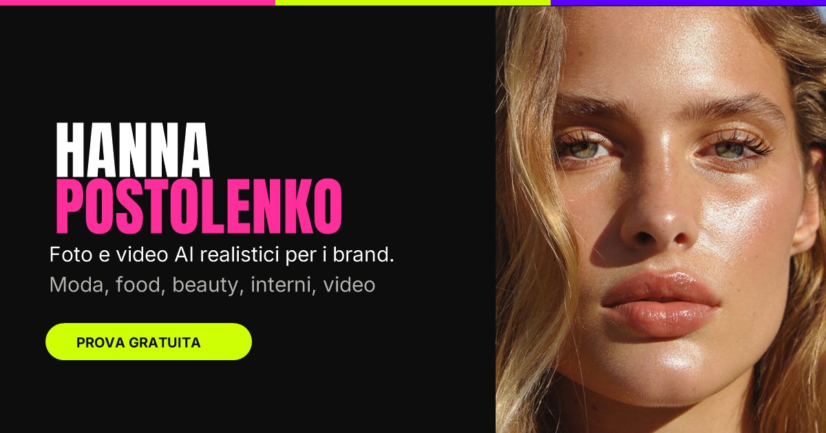 Hanna Postolenko: foto e video per brand e strutture